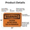 Signmission Caution Do Not Enter Test In Progress OSHA Warning Sign, Aluminum, 24in W x 18in L, 2PK OS-2PACK-WS-A-1824-L-12007 - alternate 7